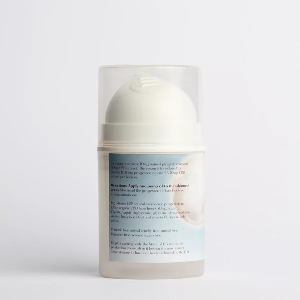 Calm Cream Topical Adrenal Support ingredients