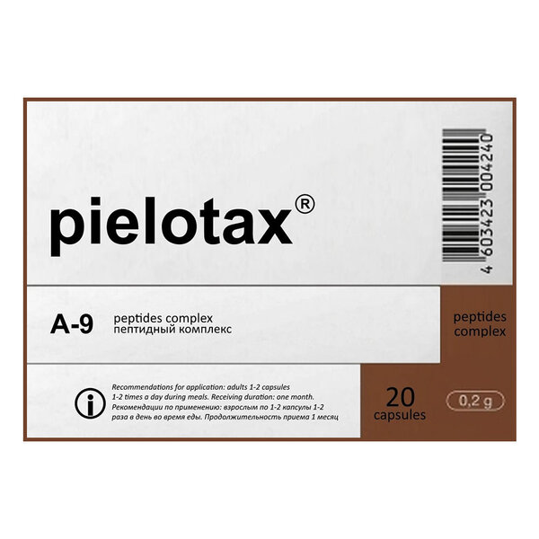 Pielotax - A-9 Kidney Peptide Bioregulator - 20 Capsules