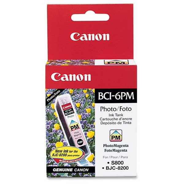 Canon BCI-6PM Photo Magenta Ink Cartridge - Original