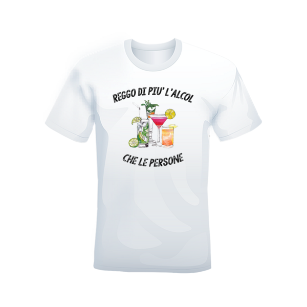 T-shirt Alcol bianca
