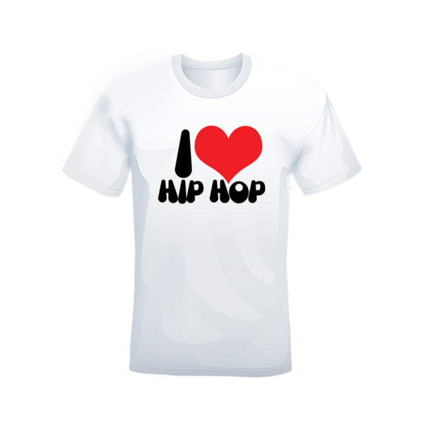 T-shirt Hip Hop bianca