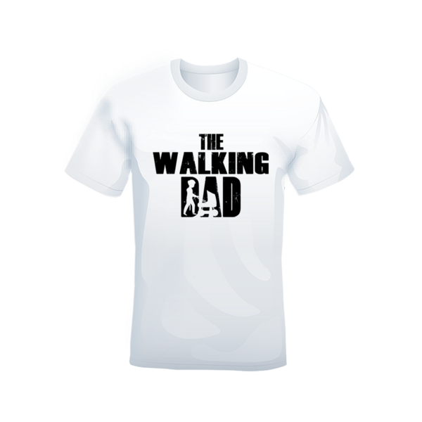 T-shirt The walking dad bianca o nera - immagine 5