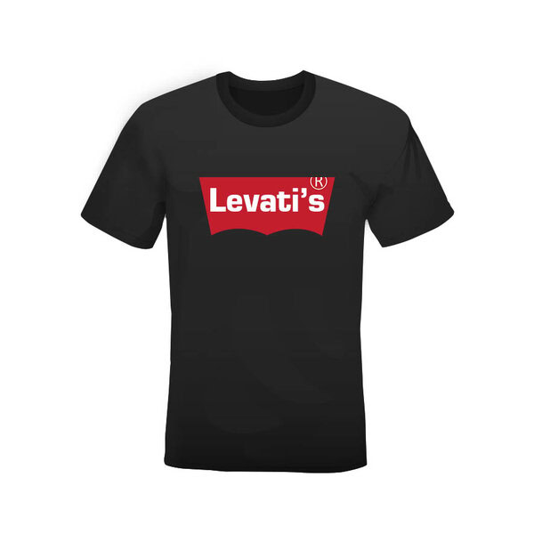 T-shirt 100% cotone Levati's bianca o nera - immagine 2