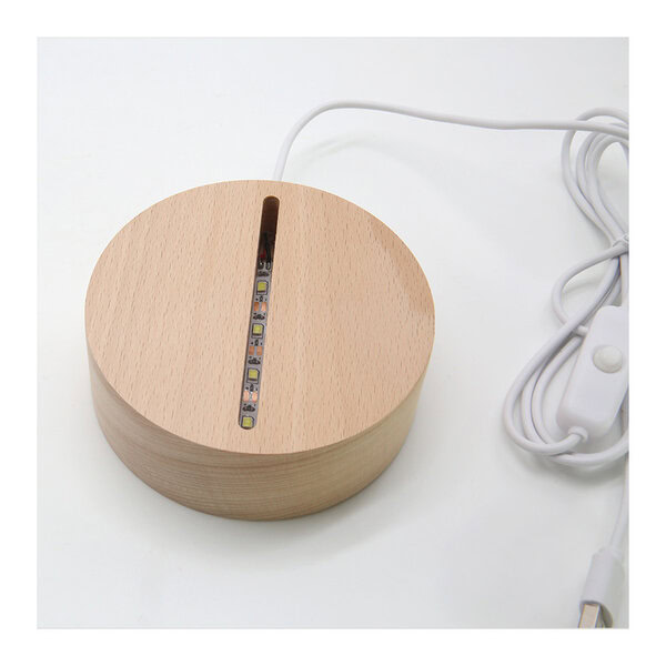 Base in Legno o plastica LED con Plexy Sublimatico varie forme - immagine 6