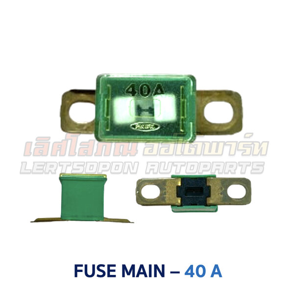 ฟิวส์ ฟิวส์รถยนต์ ฟิวส์เมน ขากาง ตัวผู้ FUSE MAIN 30A 40A 50A 80A 100A