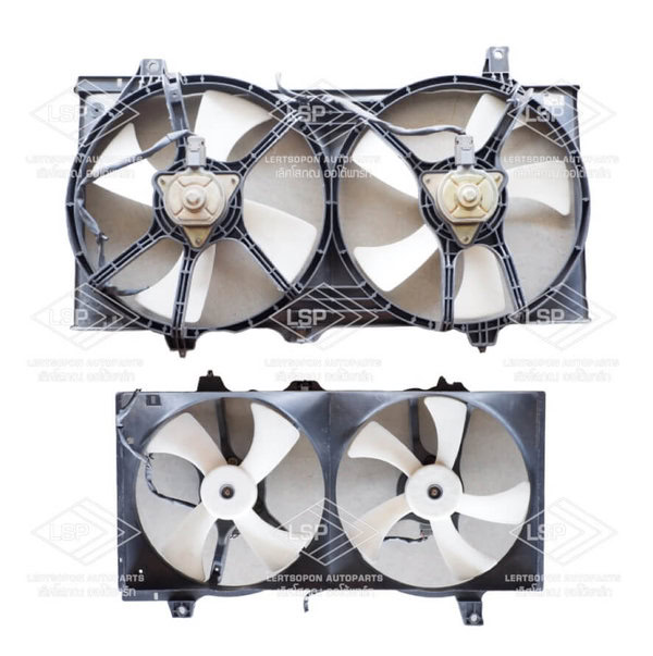 พัดลมหม้อน้ำ พัดลมแอร์ นิสสัน ซันนี่ เซนทร้า B14 (NISSAN SUNNY B14)