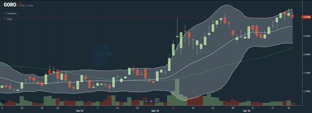 Simplevisor Screen, Five Gold Stocks for A Cup and Handle Rally
