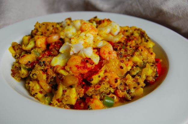 paella quinoa régime