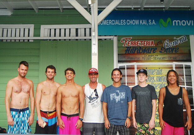 Our crew, from left: David Scales, Derek Peters, Jorge Lymberopulos, Tony Roberts, Erik Krammer, Jordan Montgomery, Aurelio Prieto