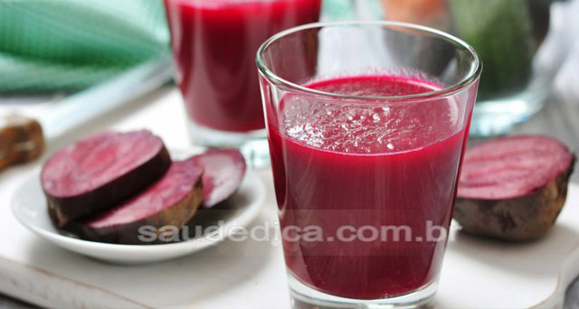 beterraba e limão para tratar a anemia e purificar o sangue