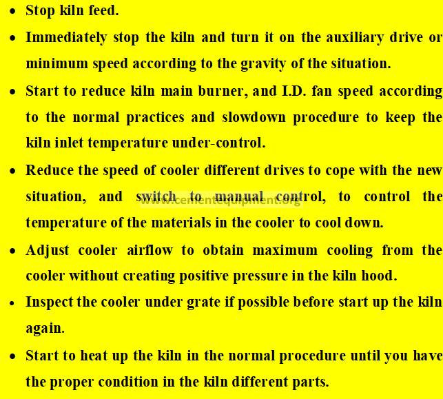 What Kiln Operator Should Do In Emergency Situation!! Very important