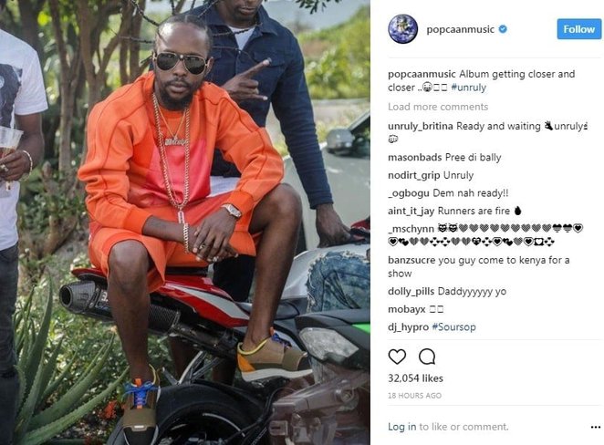 Popcaan hints at new album in 2018