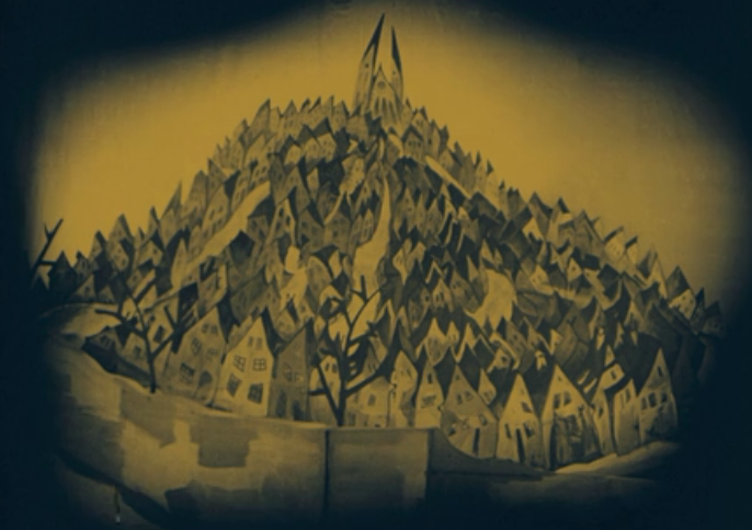 The Cabinet of Dr. Caligari (1920) The Expressionist houses of Holstenwall