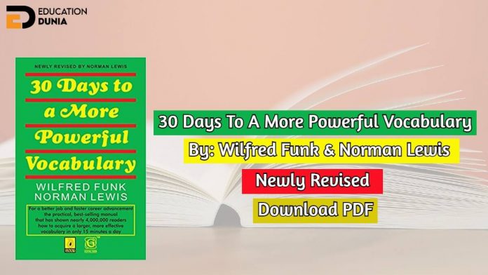 30 days to a more powerful vocabulary pdf