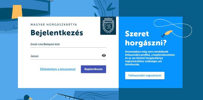 horgászkártya regisztráció