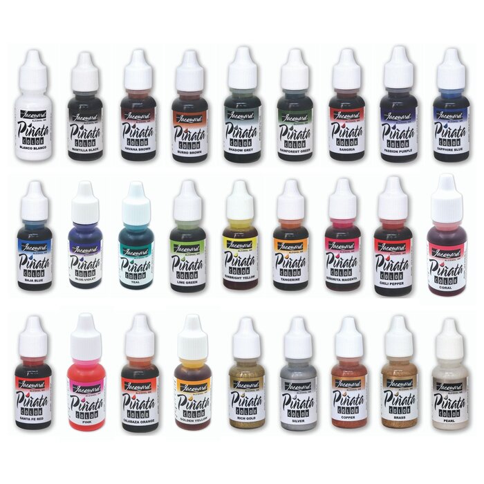 Alle Pinata Alcohol Ink Farbtöne in der Übersicht