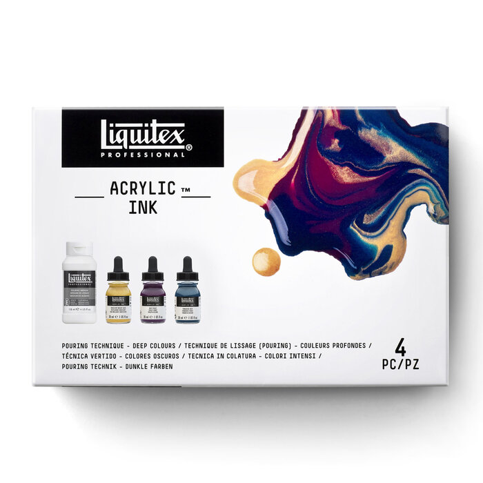 Liquitex Acrylic Ink Pouring Set - Dunkle Farben – Bild 5