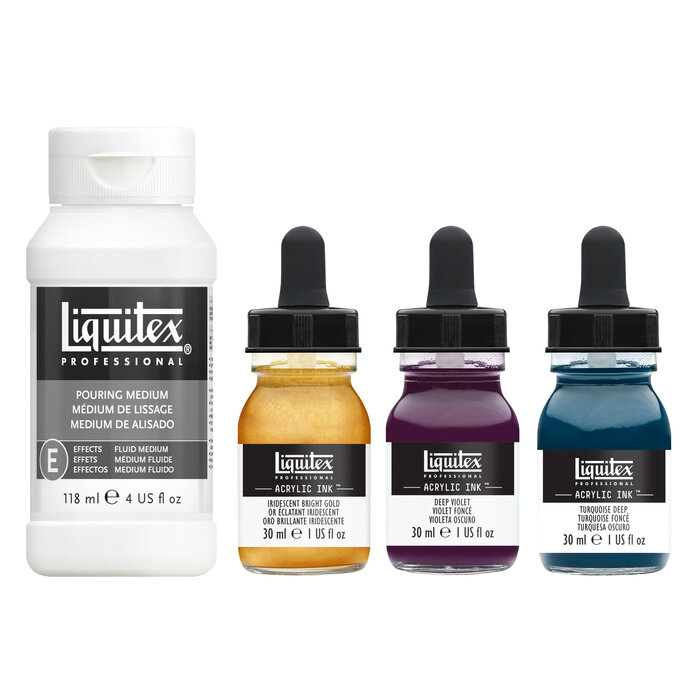 Liquitex Acrylic Ink Pouring Set - Dunkle Farben – Bild 2