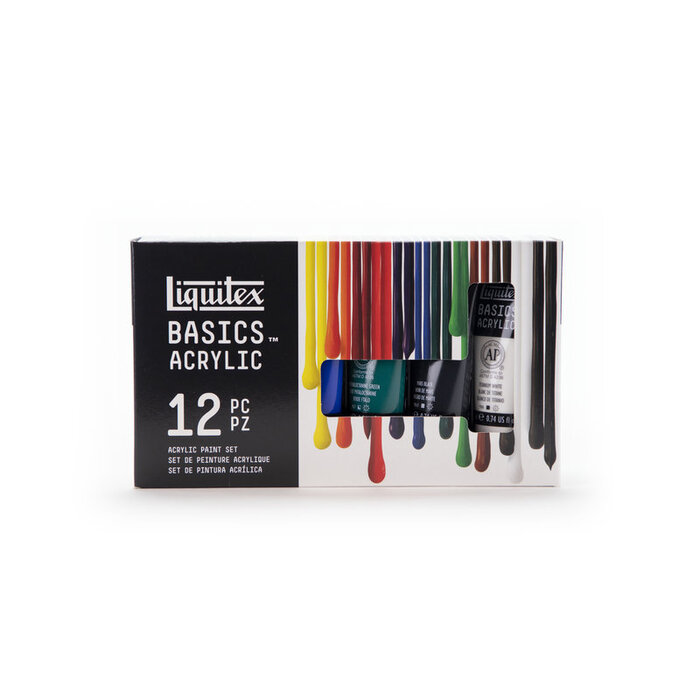 LIQUITEX BASICS Acrylfarben Set (12x22ml)