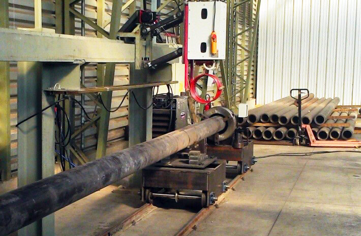 blog1 Welding line (12 meter long pipes)