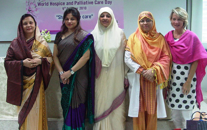 World Hospice and Palliative Day 2010 Zakeerin,Rumana,Mrs.Salma, Dr.Jamila, Ms Judy