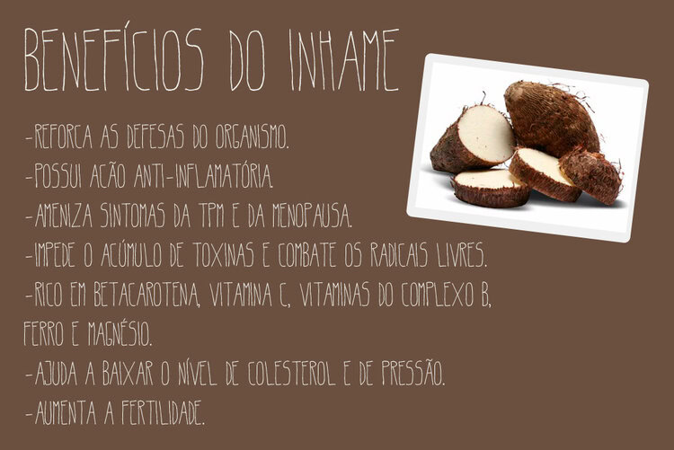 benefícios do inhame benefícios do inhame