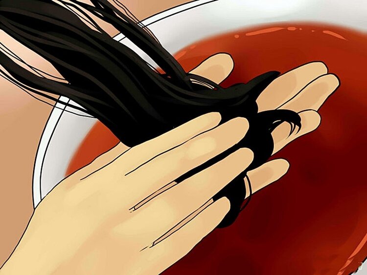 Chá preto para o cabelo Chá preto para o cabelo