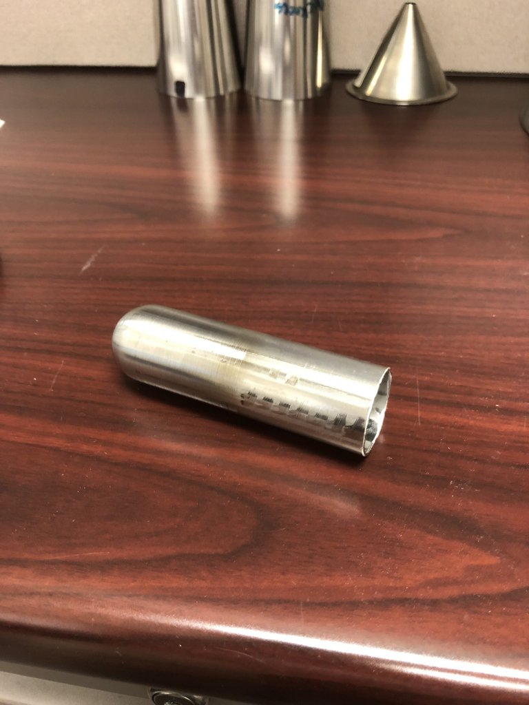 stainless steel tube after induction annealing