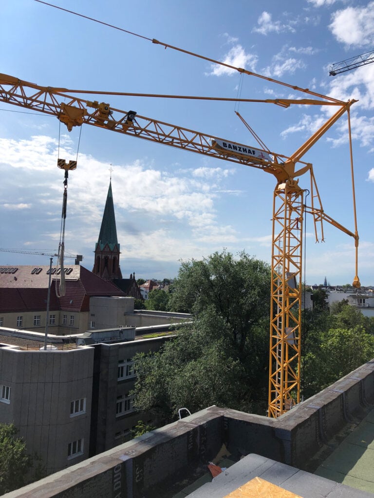 Construction site of the “Alexander” in Berlin-Wilmersdorf