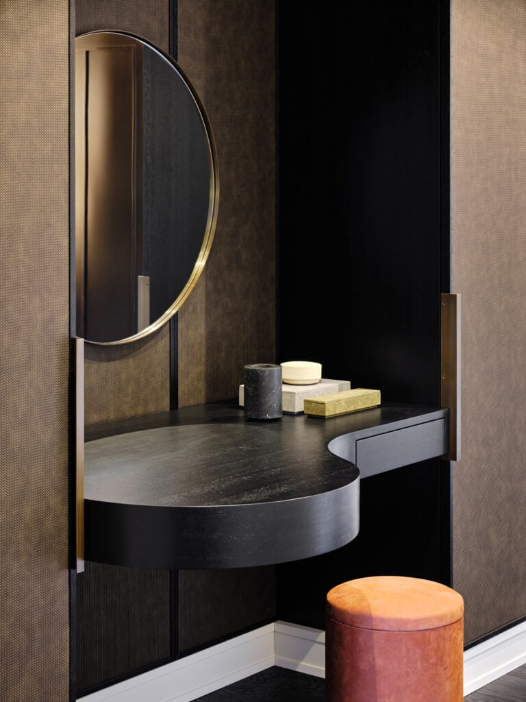 Vanity Corner im privaten Bereich des Showrooms im Alexander Berlin