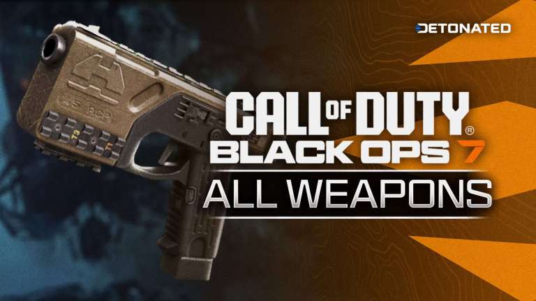 Kap-40 Pistol from Black Ops 2 with Black Ops 7 Logo