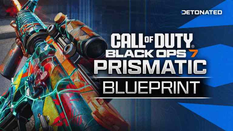 Operator Inspecting Prismatic Blueprint in Black Ops 6
