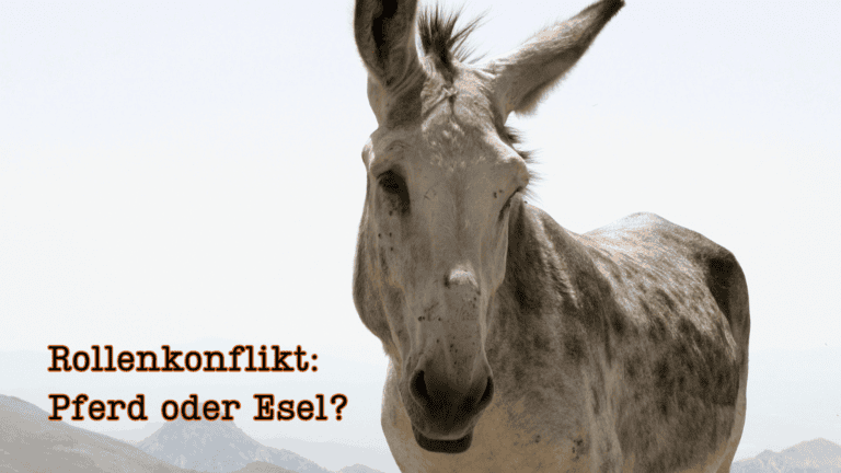 Rollenkonflikte Pferd oder Esel