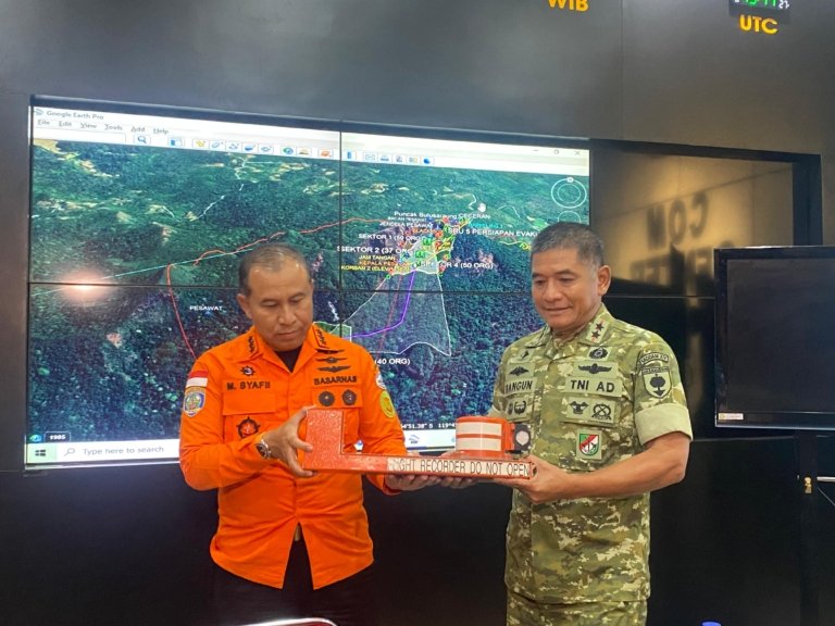 Black Box Pesawat ATR 42-500  Akan Diberikan ke KNKT untuk Investigasi