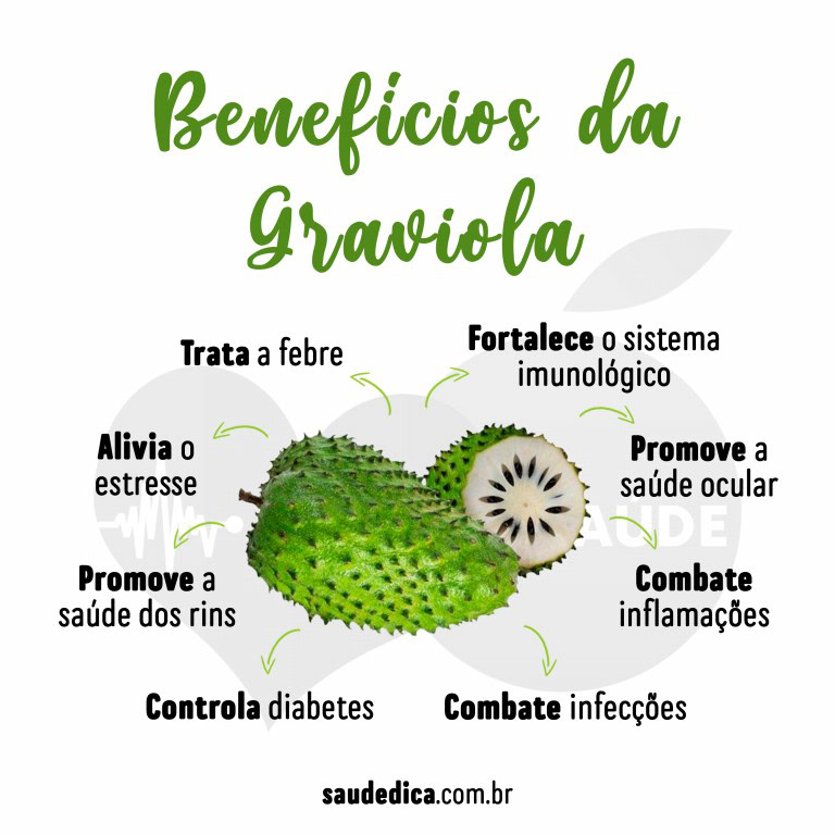 Graviola Para que serve, como usar, valor nutricional, benefícios