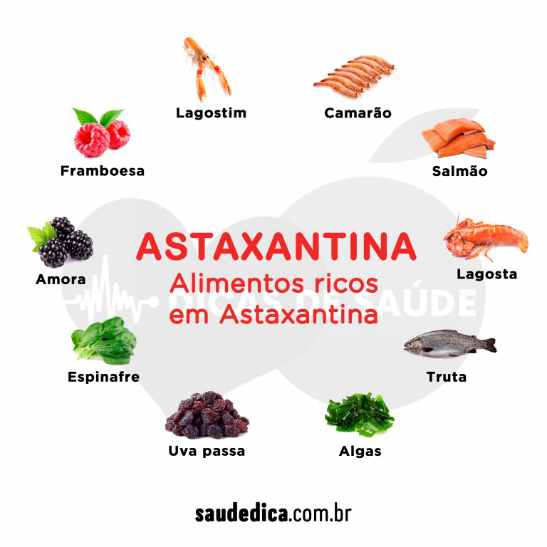 Astaxantina O que é, para que serve, como usar, benefícios e