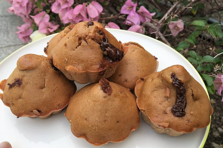 Muffins vanilla Coeur chocolat fondant thefitnesstheory