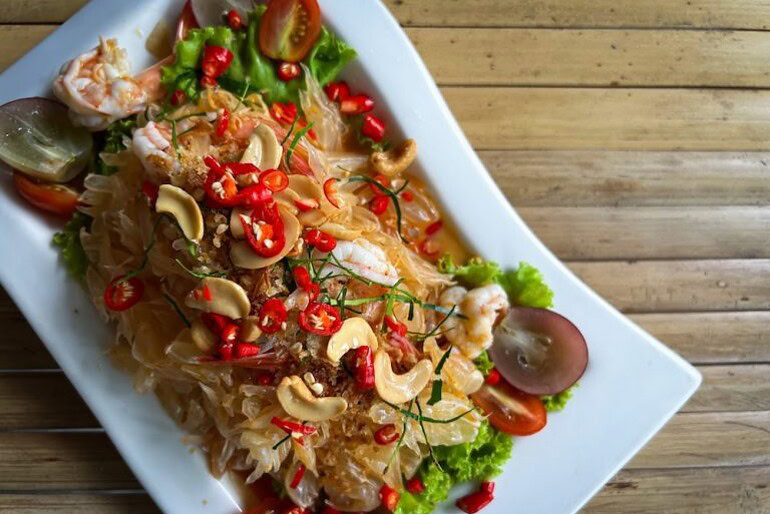 pamplemousse recette saine salade thailandaise thai recette healthy