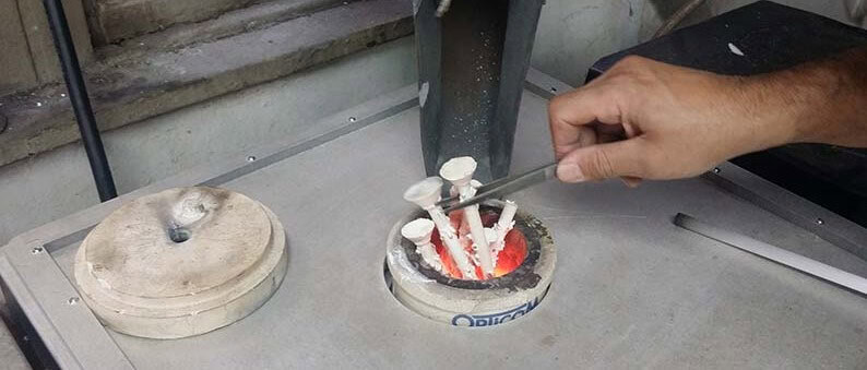 Melting Gold in an Induction Furnace