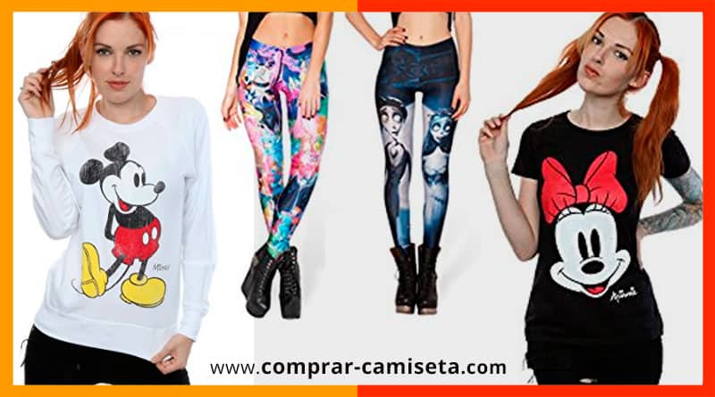 camisetas, sudaderas, tops, pijamas, ropa Disney para mujer