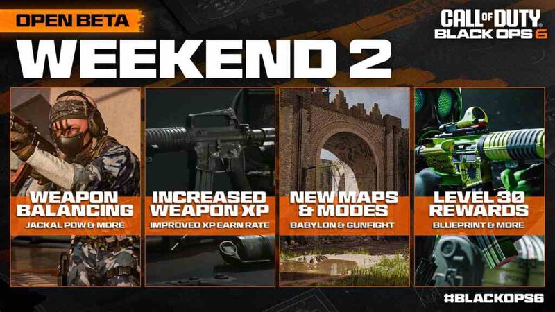 Black Ops 6 BETA Weekend 2 Content Roadmap - Open Access