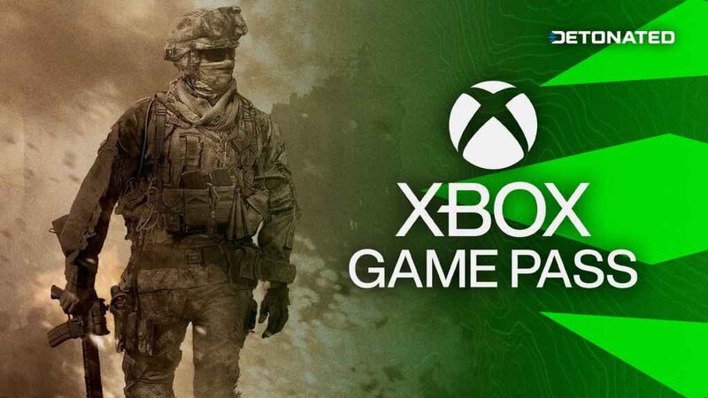Modern Warfare 2 (2009) Key Art with Xbox Game Pass Logo