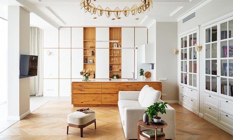 Стеновые панели из шпона