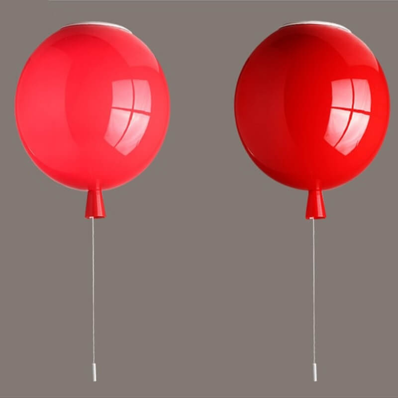 Dziecięca lampa sufitowa Baloon art deco nowoczesna i kolorowa. Do pokoju dziecięcego, do sali zabaw, do salonu.