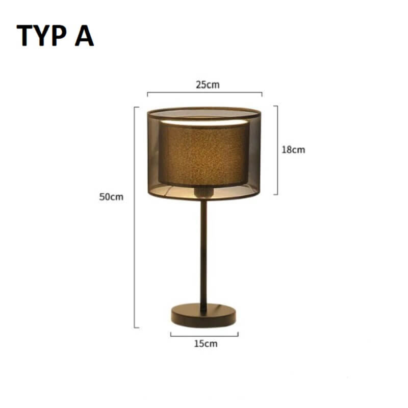 Lampa stojąca podwójny abażur art deco funkcjonalna i elegancka. Do gabinetu, do salonu, do sypialni.