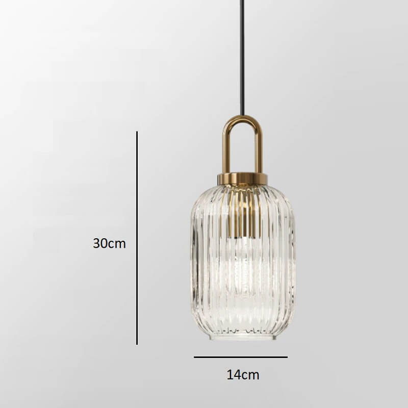 Szklana lampa wisząca Kler klasyczna oryginalna i elegancka. Do sypialni, do kuchni, do salonu.