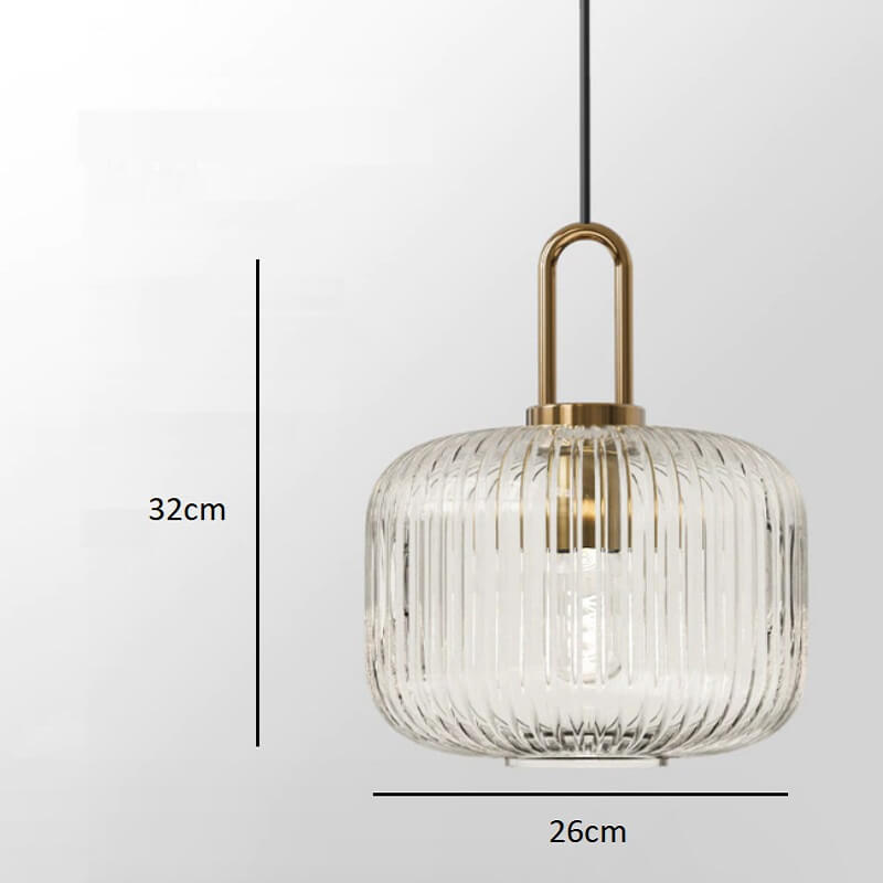 Szklana lampa wisząca Kler klasyczna oryginalna i elegancka. Do sypialni, do kuchni, do salonu.