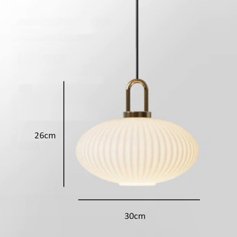 Szklana lampa wisząca Kler klasyczna oryginalna i elegancka. Do sypialni, do kuchni, do salonu.