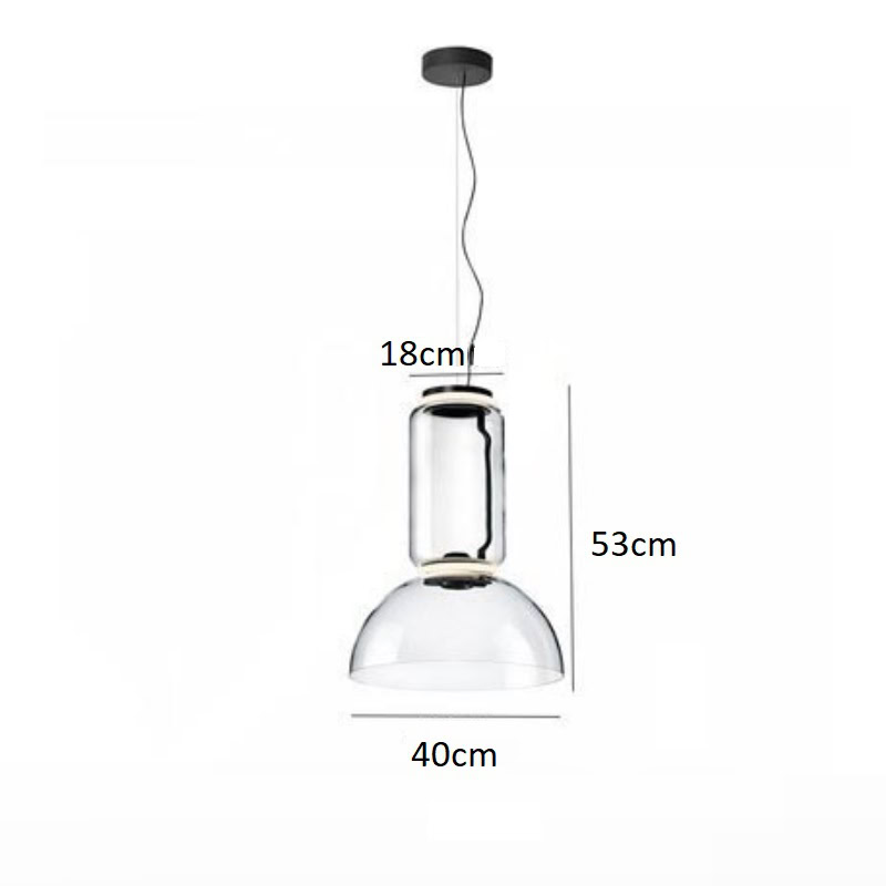 Lampa wisząca Flos Noctambule eklektyczna oryginalna i zjawiskowa. Do salonu, do jadalni, do sypialni.