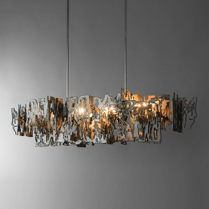 Designerska metalowa lampa wisząca nowoczesna elegancka i oryginalna. Do kuchni, do salonu, nad wyspę.